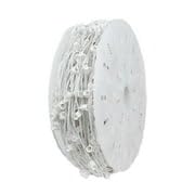 Novelty Lights 1,000 Feet C7 E12 Socketed Wire Spool, 12 Inch Spacing