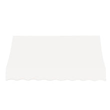 Awntech 8' Nantucket (100.5"-31"-24") Curved Slope Fixed Awning, White