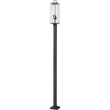 Z-Lite 592PHBS-536P-BK Sana Outdoor Post Light, 3-Light, 180 Total Watts Black