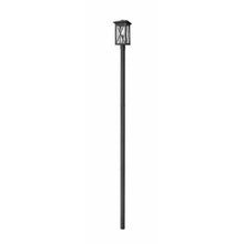 Z-Lite Brookside 138" Tall Post Light Black