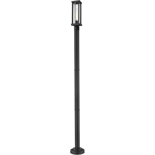 Z-Lite 1 Light Outdoor Post Mounted Fixture 586PHMR-567P-BK