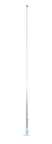 Vestil Stainless Steel Flag Pole 25' Silver