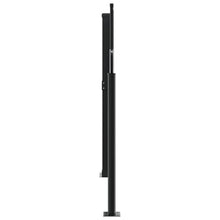ZQQLVOO Retractable Side Awning Anthracite Steel 86.6 x 472.4 in Manual Operation Weather-Resistant UV Protection for Patio Balcony Shade Privacy