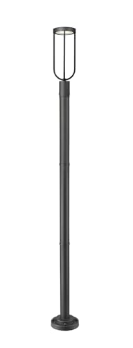 Z-Lite Leland 1-Light Outdoor Post LED 12 Watts Sand Black