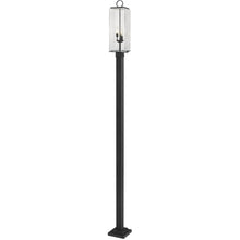 Z-Lite 592PHBS-536P-BK Sana Outdoor Post Light, 3-Light, 180 Total Watts Black