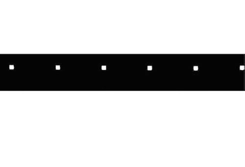 Buyers Products 1301290, SAM 3/8 x 6 x 90 High Carbon Steel Ultra Mount & Poly Plow Cutting Edge to fit Western Snow Plows