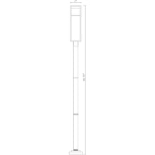 Z-Lite 1 Light Outdoor Post Mounted Fixture 585PHBR-567P-BK-LED, Black