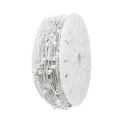 Novelty Lights 1,000 Feet C9, E17 Socketed Light Spool, White Bulk Reel