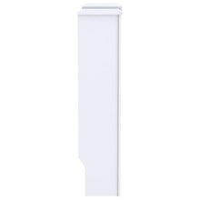 Engineered Wood Radiator Cover 2 Pack White 80.71 x 8.07 x 32.09 in