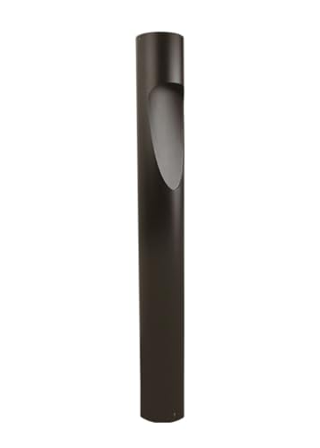 Solus Architectural LED Bollard Light – Tunable Color Temperature 3000K/4000K/5000K, 20W Integrated LED, ETL Listed, 180° Light Distribution, Black or Bronze, Surface Mount (Bronze, Single Pack)