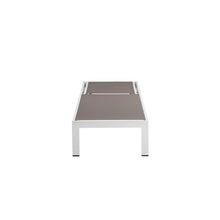 Pangea Home Chester 15-piece Modern Aluminum Patio Sofa Set in White/Gray