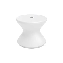 Ledge Lounger in-Pool Side Table with 2” Umbrella Hole - White Tanning Ledge Furniture for in-Water Use up to 10” Deep - UV20 Rated Resin, No-Rust Pool Deck Furniture for Baja Shelves & Sun Shelves