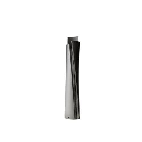 XMKJC LED Outdoor Bollard Light Electric Pathway Lamp Modern Landscape Ground Light for Garden Yard Patio Walkway Driveway Courtyard Park Villa Path Decorative Lighting Aluminum Acrylic(Black)