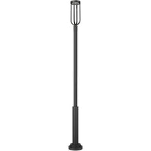 Z-Lite Leland - 16W 1 LED Outdoor Post Mount in Industrial Style-118.25 Inches Tall and 12 Inches Wide