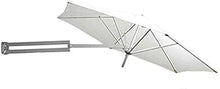RWGOVLU Beach Umbrella Wall Mount Parasol Outdoor Garden Balcony Cantilever Tilting Sunshade Umbrella With Metal Pole