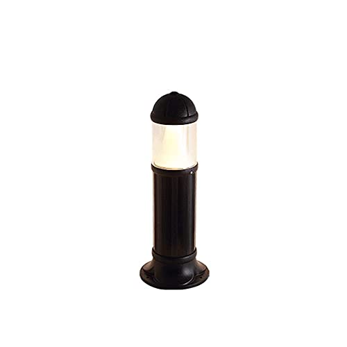 Commercial IP54 Waterproof LED Column Headlight Rainproof Garden Business Energy Saving Villa Aluminum Fence Gate Light Outdoor Decoration Illumination Simple Street Lamp (Color : 35cm)