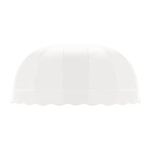 Awntech 8' Chicago (100.5"-33.25"-26.25") Elongated Dome Fixed Awning, White