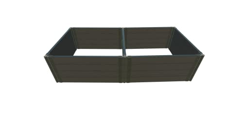 Frame It All Weathered 2" 4'x8'x22 Raised Garden Bed Weathered Wood 2