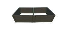 Frame It All Weathered 2" 4'x8'x22 Raised Garden Bed Weathered Wood 2
