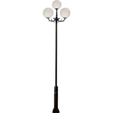 DABMAR LIGHTING GM2506-VG-MT Cast Alumimum 16" Globe Light Fixture 3 X 70 Watt Metal Halide Multi-Tap, Verde Green