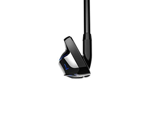 Cobra Golf 2021 T-Rail 2.0 Iron Combo Set Senior Flex Black-Silver PVD Blue