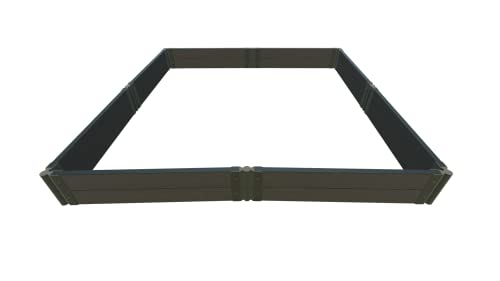 Frame It All Weathered 2" 8'x8'x22 Raised Garden Bed