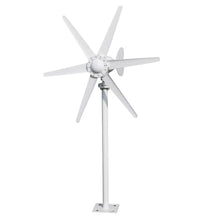 LADECNERHT Professional Wind Turbines, 6 Blade Professional Wind Turbines Small Windmill Generator 800W Industrial, Solar and Wind Power Parts and Accessories,24V