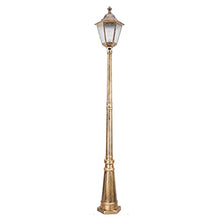 iumLeap 118.11In Outdoor Garden Lamp Post Light Aexterior Path Pillar Lamp Pillar Post Light Glass Lantern Single Head Bollard Path Lamp Waterproof Ip65 Street Light Mains Po(Bronze-300CM(118.11in))