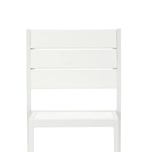 Benjara Kylo 43 Inch Bar Table Set, White Polyresin Backrests and Seats, Aluminum