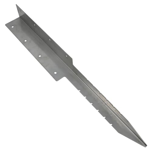 Garden Double Sleeper Corner Support Stainless Steel Stake Spike 670mm 10pc