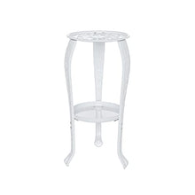 MIIKHI Metal Plant Stand Indoor Flowers Stand Floating Shelf Plant Pot Stand Indoor Garden Plant Holde (Wit