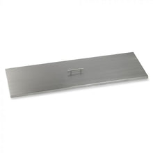 American Fireglass 51" Stainless Steel Cover Rectangular Drop-in Pan Cover