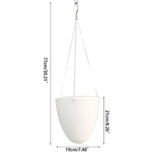 BBYYDS Hanging Planters Flower Pot Basket Imitation Rattan Weaving Garden Office Hydroponic Plants Convenient