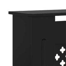 HGLADYU MDF Radiator Cover Black 80.7 in