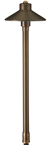 VOLT 12V LED Outdoor Path Light 6-Pack Kit with Low Voltage Transformer Bronze