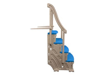 Confer Plastics Drop in Above Ground Pool Step with Blue Treads