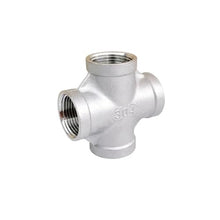 1/8"- 4" NPT Female Cross 4-Ways 201 304 316 Stainless Coupler Connector Adapter Fitting