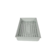 SUNPACK 10" x 20" Mega Plastic Seed Starting Tray, White, 2.5" (Pack of 30) - No Drainage Holes, Ideal for Greenhouses or Indoor Gardening - Made of Thick, Strong Plastic