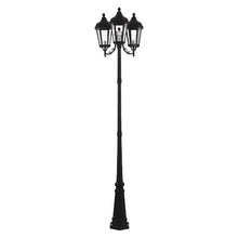 Livex 3 Light Outdoor Post Light Textured Black