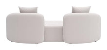 Zuo Sunny Isles Loveseat Beige