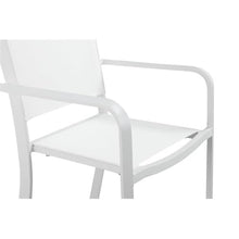 Pemberly Row 7-Piece Modern Aluminum Frame Patio Bar Set White