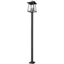 Z-Lite 5015PHXLS-536P Rainer 5 Light 120" Tall Post Light - Black