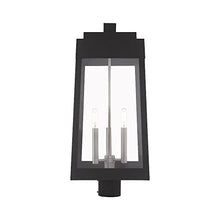 Livex Outdoor Post Top Lantern 24.75" Three Light Satin Brass
