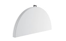 PRO&Family Round Folding Table for Events, Dining, Church, School, Wedding, Backyard Tables (10, 72'' Bi-Folding)
