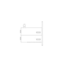 Wall Mount Drinking Fountain, 2 Level, 38.5" D, 20.375" H, 19.375" W