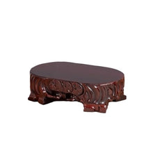 QUANGJN Pcs Plants Saucers All Solid Wood Heightened Ornament Base Vase Bonsai Fish Tank Bottom Bracket Plant Pot Saucers,