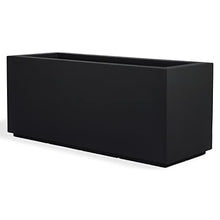 PolyStone 46" Large Rectangular Outdoor Planter Box, Lightweight, Insulated
