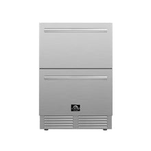 Forno Como 24-Inch Drawer Refrigerator, Stainless Steel, Outdoor/Indoor, 4.87 cu.ft. Capacity