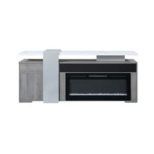 Global Furniture USA Zoro Grey 76" Entertainment Unit with Bluetooth Speaker