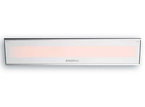 Bromic Platinum Smart Heat 3400W Electric Patio Heater - Radiant Infrared, 208V, White Finish - BH0320022